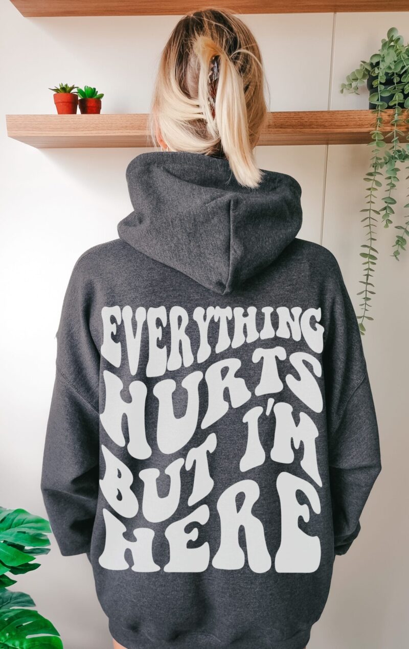 dark heather hoodie