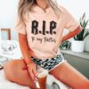heather peach shirt