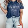 heather navy shirt
