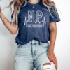 heather navy shirt