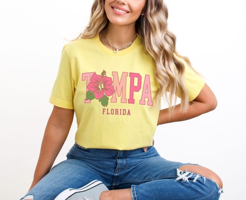 yellow shirt