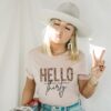 heather peach shirt