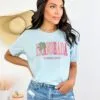 heather ice blue shirt