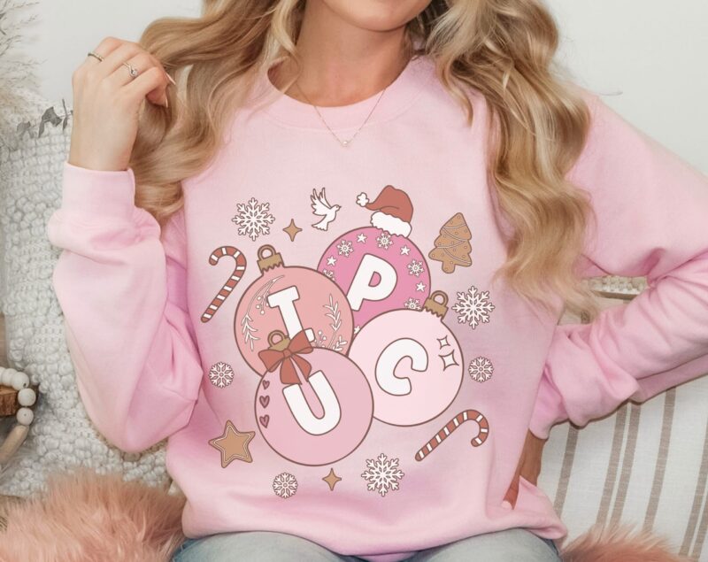 light pink sweatshirt