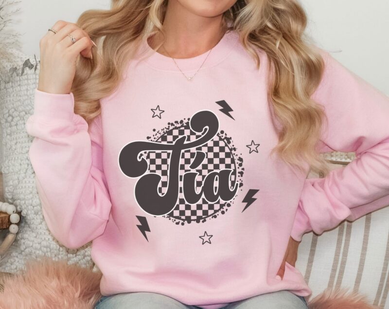 light pink sweatshirt