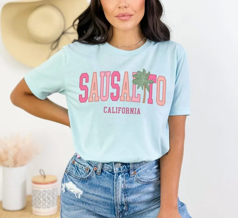 heather ice blue shirt