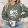 military green sweatshirt