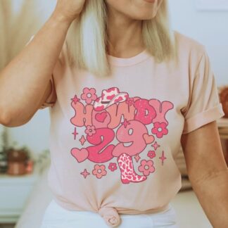 heather peach shirt