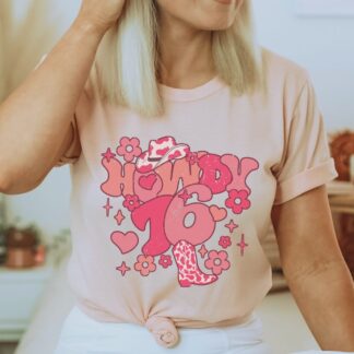 heather peach shirt