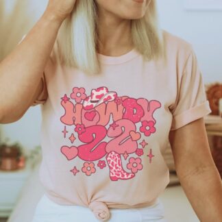 heather peach shirt