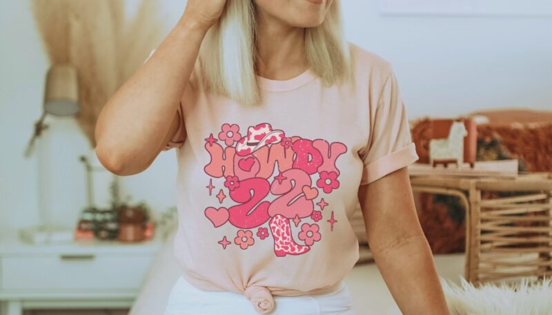 heather peach shirt