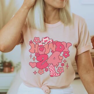 heather peach shirt