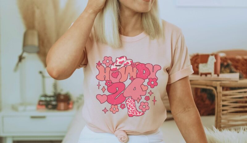 heather peach shirt