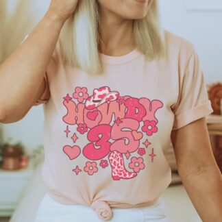 heather peach shirt