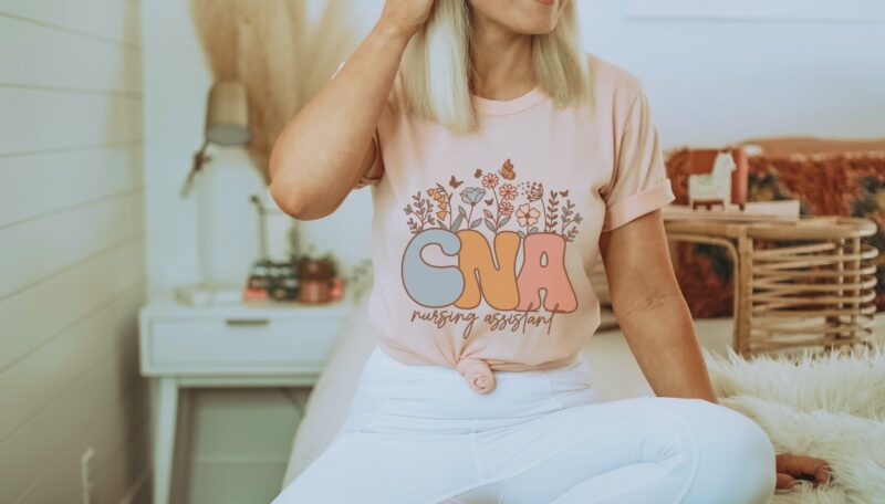 heather peach shirt