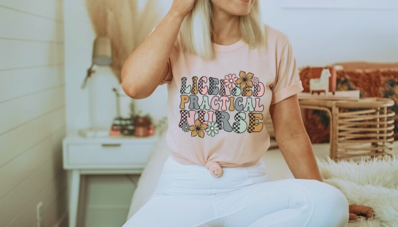 heather peach shirt