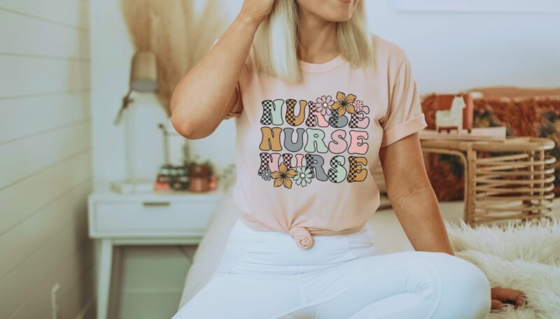 heather peach shirt