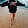 black sweatshirt