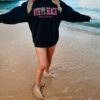 black sweatshirt
