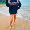 navy sweatshirt