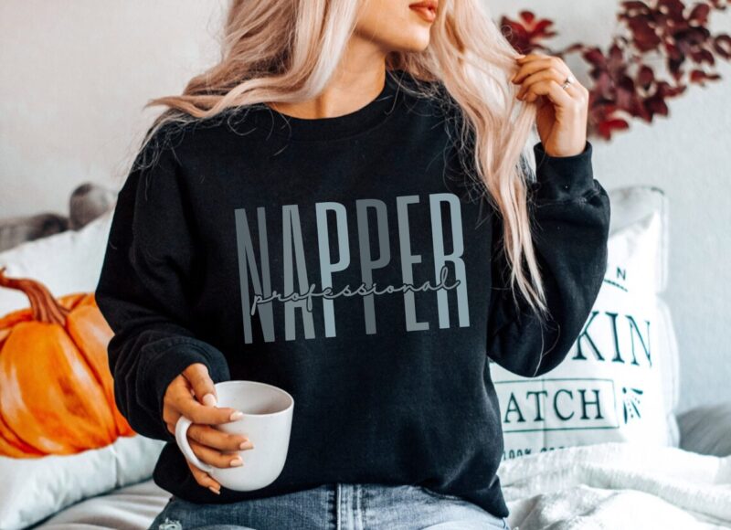 black sweatshirt