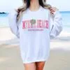 white sweatshirt