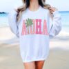 white sweatshirt