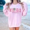 light pink sweatshirt