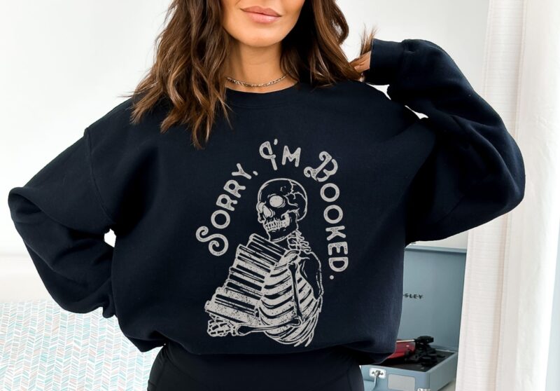 black sweatshirt