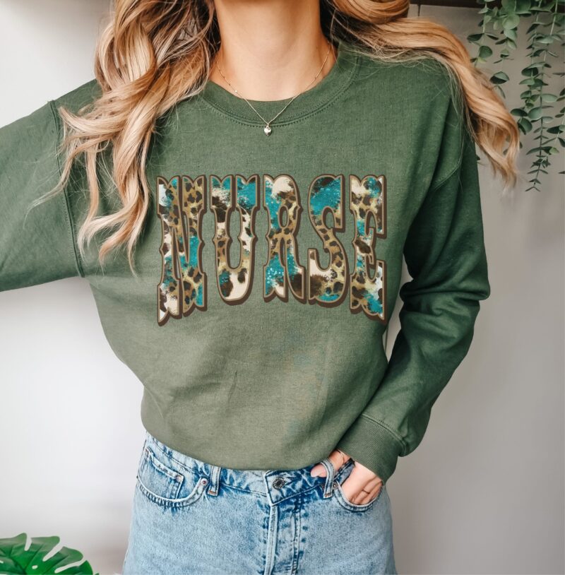 military green sweatshirt