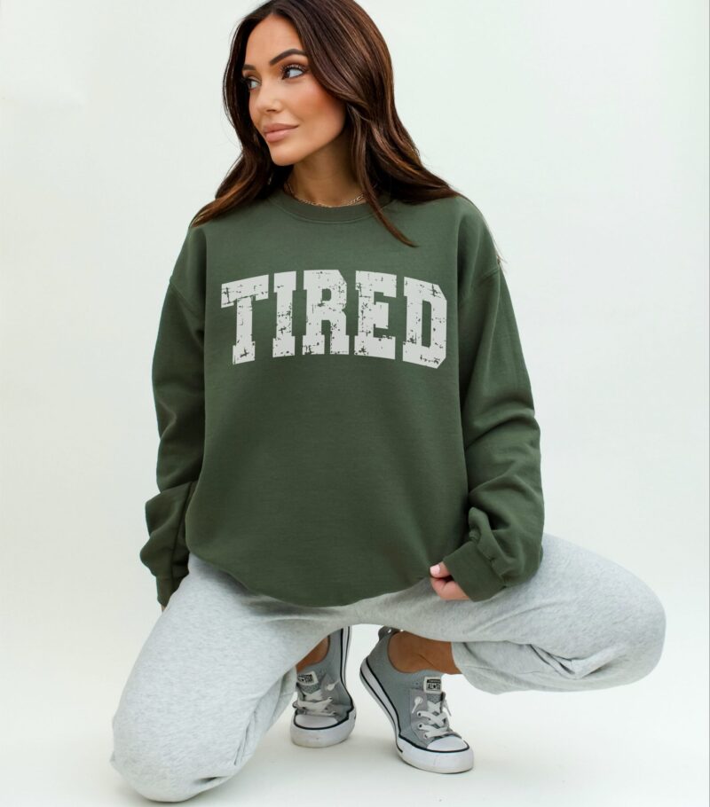 military green sweatshirt