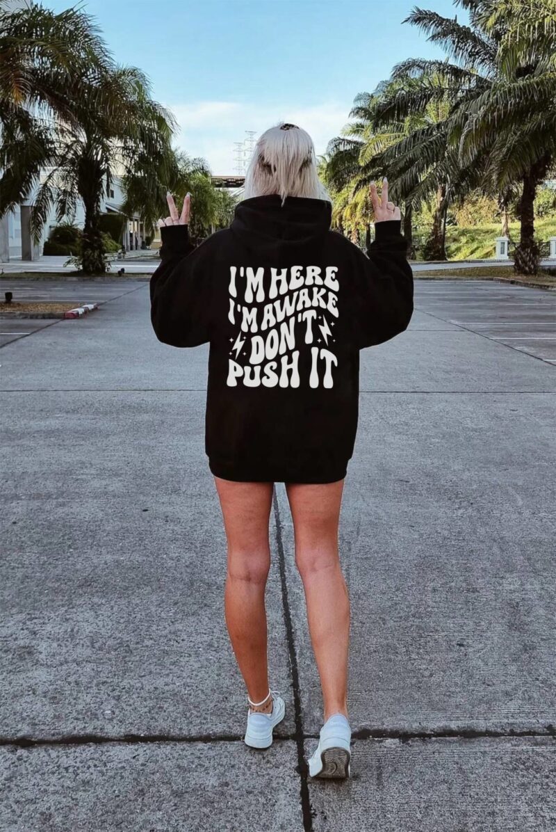 black hoodie